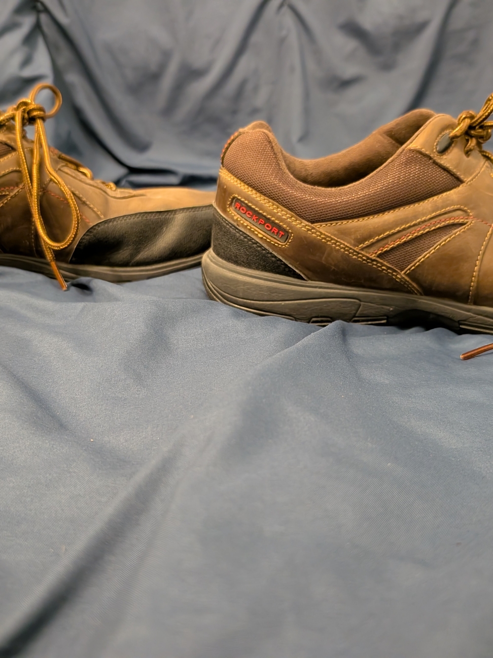 Rockport Men's Brown Lace-Up Casual Walking Shoes